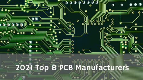 printed circuit board manufacturers usa.